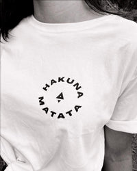 Camiseta Hakuna Matata Hai Africa Ideia Crua