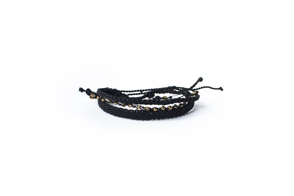 Kit Pulseiras Preto Loja Hai