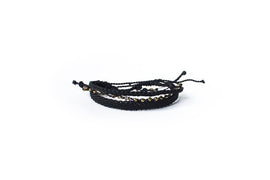 Kit Pulseiras Preto Loja Hai