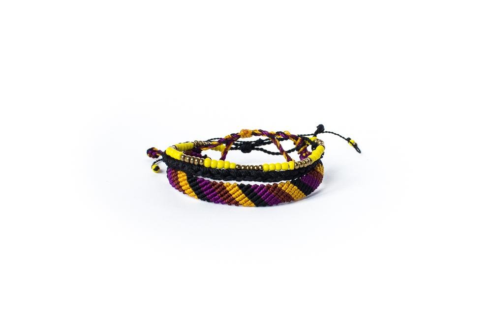 Kit Pulseiras Roxo Loja Hai
