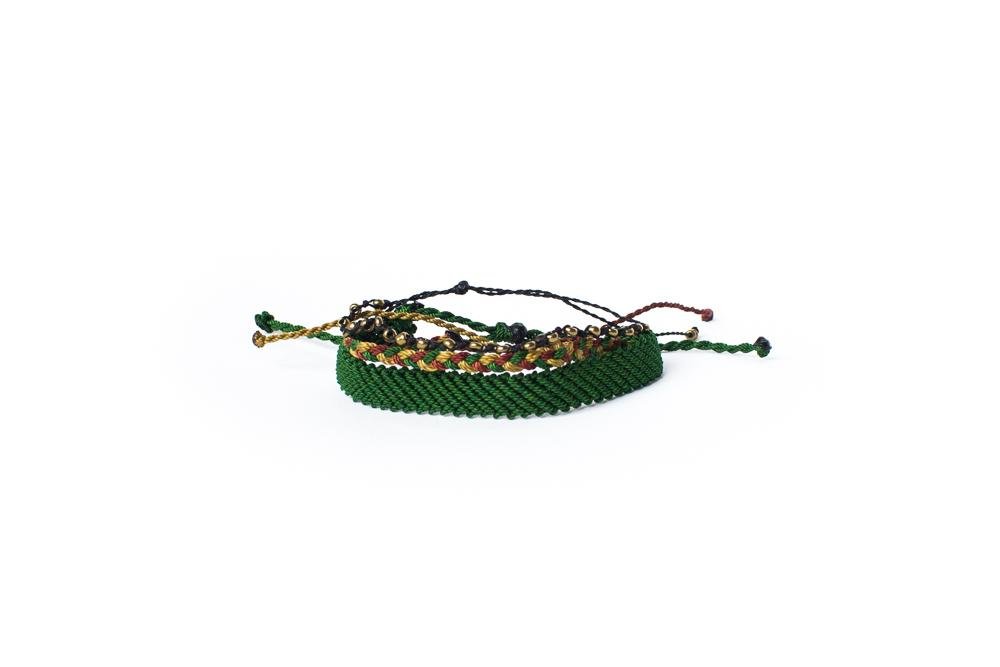 Kit Pulseiras Verde Loja Hai
